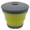 Găleată pliabilă Outwell, 7.5L, Verde Lime, cu Capac, pentru Curățenie, Camping, Fără BPA