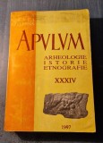 Apulum 35 Arheologie istorie etnografie 1997