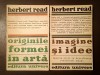 Herbert Read - Originile formei &icirc;n artă + Imagine și idee: funcția artei &icirc;n dezvoltarea conștiinței umane