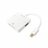 Cumpara ieftin Cablu adaptor Mini DisplayPort (T) - HDMI+DVI+DisplayPort (M), LogiLink CV0045A