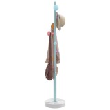 vidaXL Cuier de haine, albastru, 172 cm, fier vopsit electrostatic
