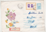 Bnk ip Intreg postal 167/1965 - circulat -Flori, Dupa 1950