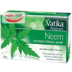 VATIKA Naturals Neem Soap Sapun Antibacterian cu Neem TulsiTurmeric 100g