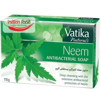 VATIKA Naturals Neem Soap (Sapun Antibacterian cu Neem Tulsi+Turmeric) 100g foto