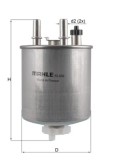 MAHLE KL 834 filtru combustibil