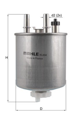 MAHLE KL 834 filtru combustibil