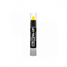 Creion stralucitor in lumina UV, pentru fata si corp, Galben GLOW ME UP!