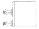 Radiator Incalzire Nissan Almera, 10.1995-12.1999, motor 1.4, 1.6; 2, 0; benzina, 2.0 d, diesel, fara conducte, aluminiu brazat/aluminiu, 151x191x26, Rapid