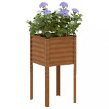 VidaXL Jardinieră de grădină, 45x45x88 cm, oțel rezistent intemperii