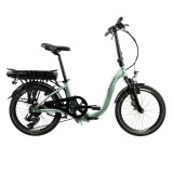 Cumpara ieftin Bicicleta Electrica Pliabila Devron 20122 - 20 Inch, S, Verde Ultimate FactoryBikes
