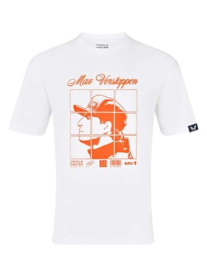 Red Bull Racing tricou de bărbați Max Verstappen MV1 white F1 Team 2025 - XXL foto