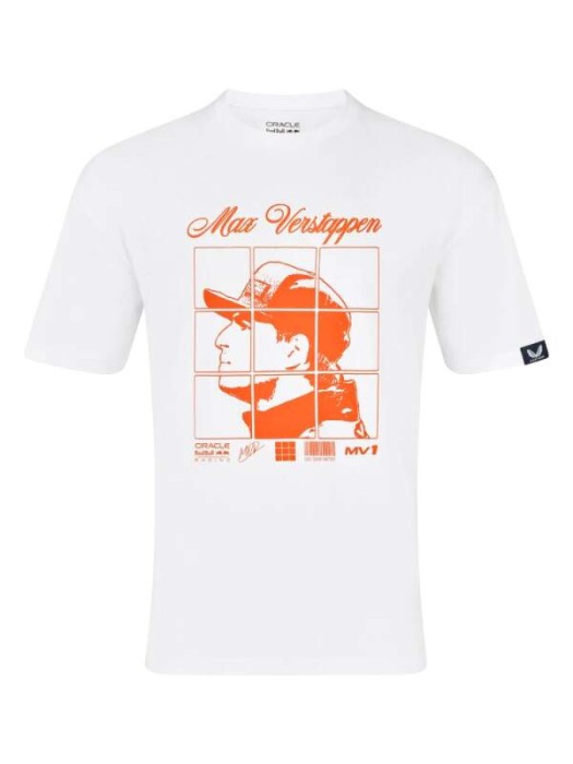 Red Bull Racing tricou de bărbați Max Verstappen MV1 white F1 Team 2025 - XXL
