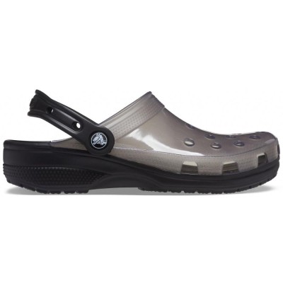 Saboti Crocs Classic Translucent Clog Negru - Black foto