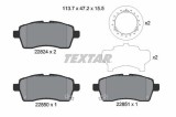 Set placute frana disc Suzuki Ignis III Motor 1.2, 1.2 AllGrip, 1.2 Hybrid, 1.2 Hybrid, 1.2 Hybrid AllGrip, 47.2x113.8x15.5mm, OE 5581062R00