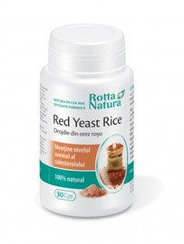 Drojdie din Orez Rosu ( Red Yeast Rice ) Rotta Natura 30cps foto
