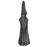 Cumpara ieftin P&acirc;nză de schimb umbrelă de soare de grădină, antracit, 610 cm