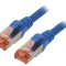 Patch cord albastru S/FTP Cat6 0,25m LSZH