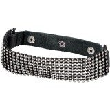 Bad Kitty Rhinestone Choker zgardă 45 cm