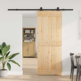 Cumpara ieftin Usa glisanta NARVIK 80 x 210 cm (213,5 cm) Natural si Negru