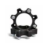 Distantier ATV 30 mm 4x136 centrare 120 cu 8 piulite M10x1.25 set 2 bucati aluminiu forjat negru Cod: DST8005