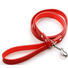 Lesa piele 20 mm/1,2 m nr 3 rosu