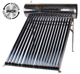 Pachet panou solar presurizat compact FORNELLO SPP-470-H58/1800-18-c cu 18 tuburi vidate de tip heat pipe si boiler din inox de 160 litri, Teava, Vas