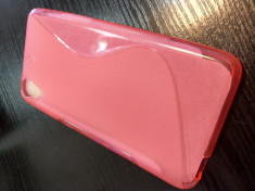 Carcasa protectie telefon HTC Desire 626, husa spate telefon, roz foto