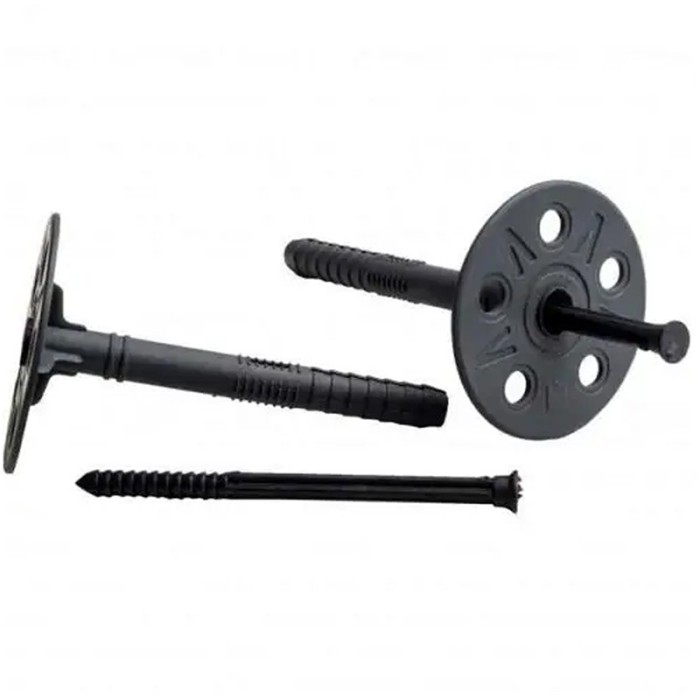 Dibluri pentru polistiren, negru, 10 x 80 mm, 100 buc / set