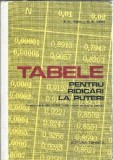 Tabele pentru ridicari la puteri S. D. Tisin Editura Tehnica 1976 Carte Stare Buna