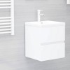 VidaXL Dulap de chiuvetă, alb, 41x38,5x45 cm, PAL 804728