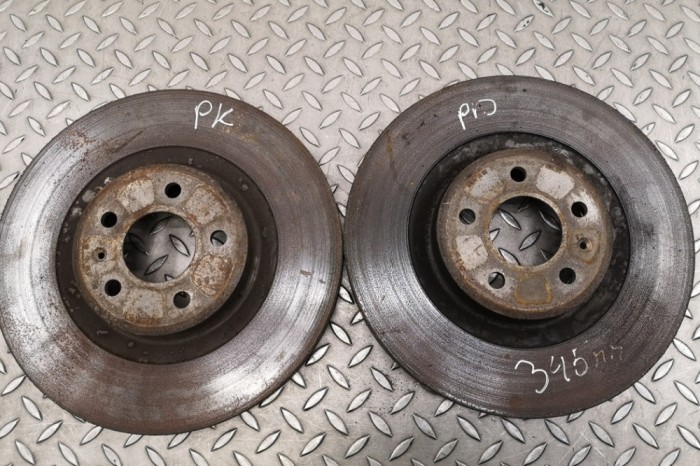 Set disc de fr&acirc;nă față AUDI A5 Cabrio 8F7 2010 OEM: Cabrio | 27845237