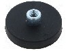 Magnet neodim, 6mm, 22mm, M4, ELESA+GANTER - GN 51.2-ND-22