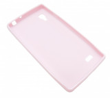 Husa silicon roz deschis pentru LG Optimus L9 P760