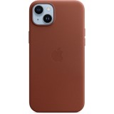 Husa de protectie Apple Leather Case with MagSafe pentru iPhone 14 Plus, Umber