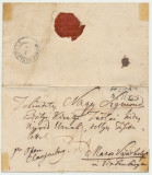 Transilvania 1848 plic prefilatelic din Viena catre Tg. Mures via Cluj