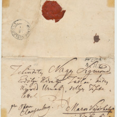 Transilvania 1848 plic prefilatelic din Viena catre Tg. Mures via Cluj