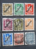 CV1 1924 SERIE GERMANIA REICH ,STAMPILATA ,CU SUPRATIPAR,COTA 58$, Stampilat