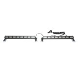 Set 2 lampi LED stroboscopice cu ventuze, 96W, 9-30V, 5 culori, 8 module 385x40x36mm
