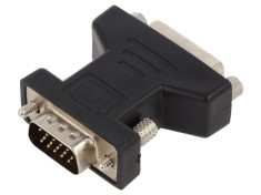 Adaptor DELOCK D-Sub 15pin la DVI-I 24+5 VGA Negru 65017