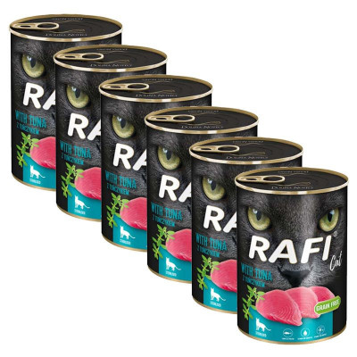 Rafi Cat Sterilised Pat&amp;eacute; with Tuna 6 x 400 g foto