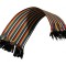 Cablu Conectare Tată-Mamă Multicolor 40buc 170mm