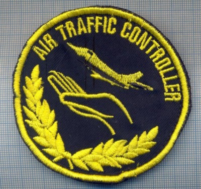 AX 1195 EMBLEMA AVIATIE -AIR TRAFFIC CONTROLLER -PENTRU COLECTIONARI foto