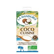 Smantana Vegetala Bio de Cocos La Mandorle 250ml Cod: 3760030726123 foto