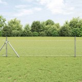 Gard Hexagonal Gri Argintiu 0.4 x 25 m Oțel galvanizat