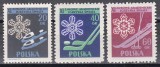 Polonia 1956 - Sporturi de iarnă, MNH