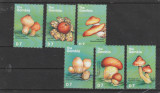 Gambia 2000-Flora,ciuperci,serie 6 valori dantelate,MNH,Mi.3616-3621, Nestampilat