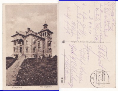 Campulung Muscel (Arges)-Vila Draghiceanu- rara, militara WWI, WK1 foto