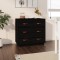 vidaXL Dulap, negru, 80x40x75 cm, lemn masiv de pin 820111