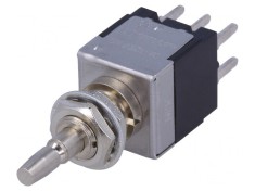 Comutator Push DPDT 2 Poziții ON-ON 3A 250VAC