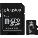 Card de memorie Kingston MicroSD, Canvas Select Plus, 256GB, Class 10, Adaptor